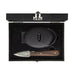 Luxury Line Austern-Geschenkset Wenge Schwarz Stonewash im Luxuskoffer - Küchenzubehör - Laguiole Style de Vie