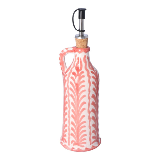 Olivenölflasche Granada Koralle 20cm - Öl-/Essigflaschen - Lenta Living