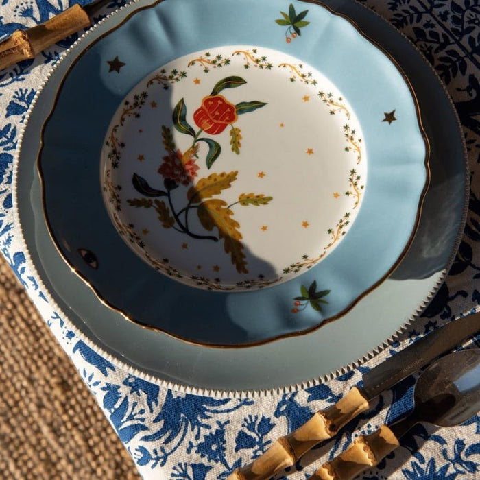 Unterteller Pizzolato Pulverblau 31,5cm - Unterteller - Enza Fasano