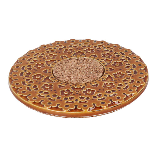 Topflappen Kork honigbraun 17cm - Topflappen - Duro Ceramics