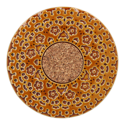 Topflappen Kork honigbraun 17cm - Topflappen - Duro Ceramics