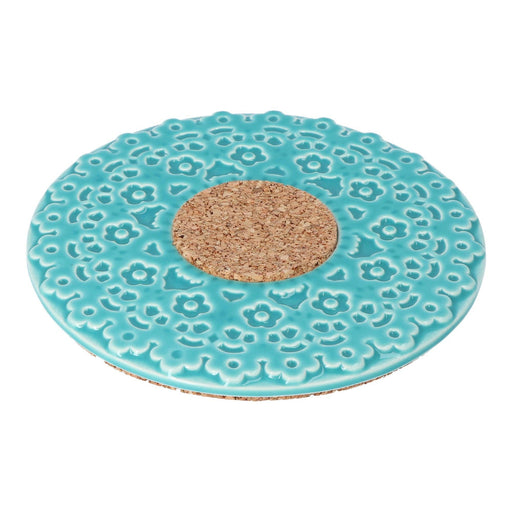 Topflappen Kork türkis 17cm - Topflappen - Duro Ceramics