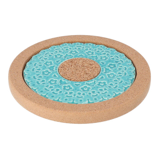 Topflappen Kork türkis 19cm - Topflappen - Duro Ceramics