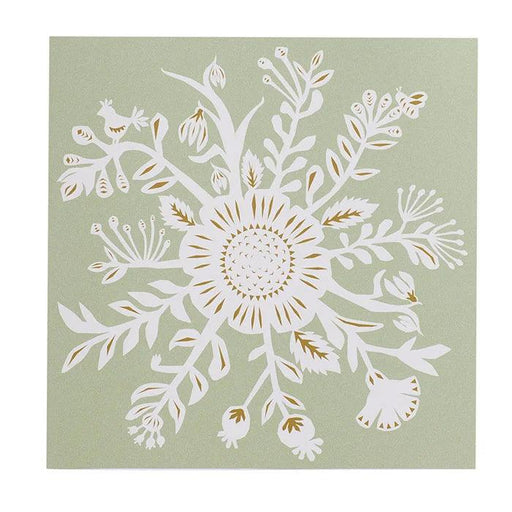 Papierservietten Papercut Blume Efeu 50 Stück Bungalow - FOODIES IN HEELS