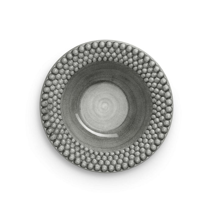 Nudelteller Bubble 25cm grau - Tiefe Teller - Mateus
