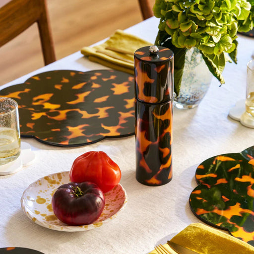 Salz- und Pfeffermühle Column Faux Tortoiseshell 24cm - Salz- und Pfeffermühle - Addison Ross