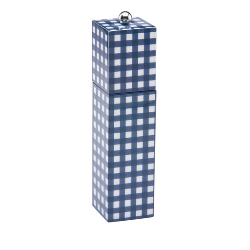 Salz- und Pfeffermühle Gingham Navy 22cm - Salz- und Pfeffermühle - Addison Ross