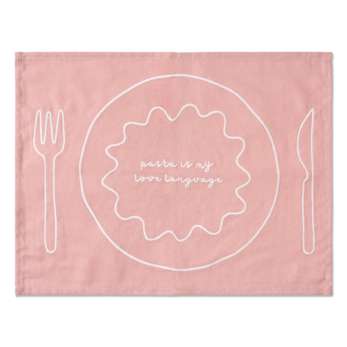 Placemats pasta borden (set van 2) - Placemats - Kulu Club