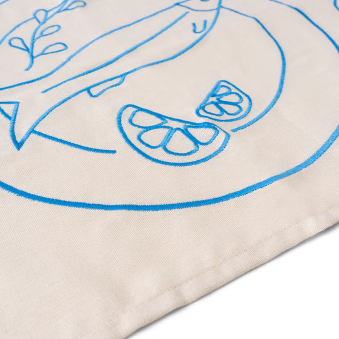 Placemats vis borden (set van 2) - Placemats - Kulu Club