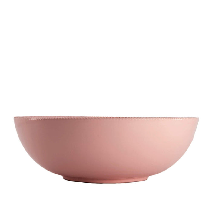 Salatschüssel Pizzolato Staubig rosa 28cm - Salatschüsseln - Enza Fasano