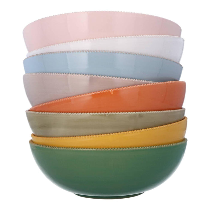 Salatschüssel Pizzolato Powder Blue 24cm - Salatschüsseln - Enza Fasano