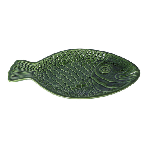 Duro Ceramics Schale Fisch grün 36cm - FOODIES IN HEELS