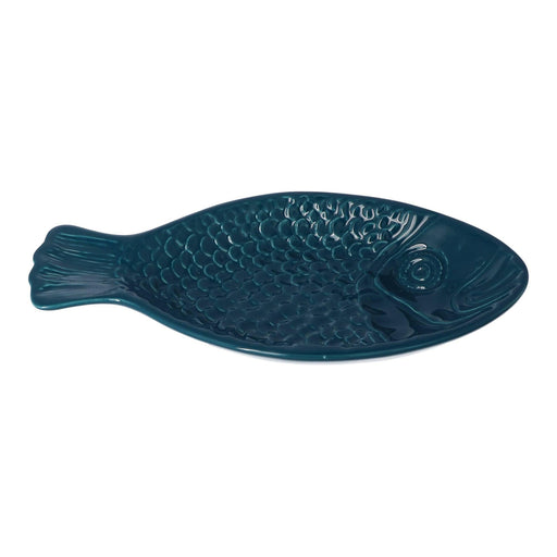 Schale Fisch teal 23,5cm - Schalen - Duro Ceramics