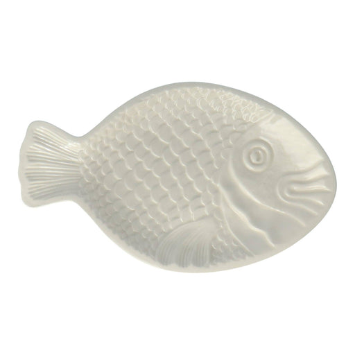 Schale Fisch weiß 36cm - Schalen - Duro Ceramics