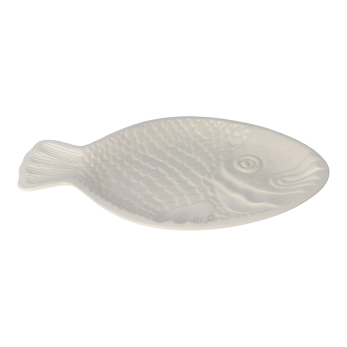 Schale Fisch weiß 36cm - Schalen - Duro Ceramics