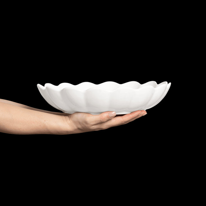 Schale Oyster 31cm weiß - Schalen - Mateus