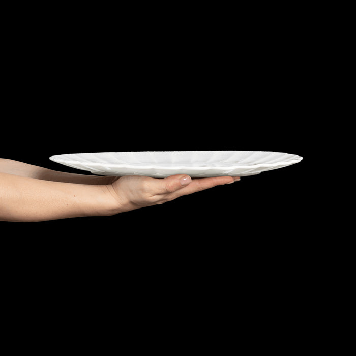 Schale Oyster 35cm weiß - Schalen - Mateus