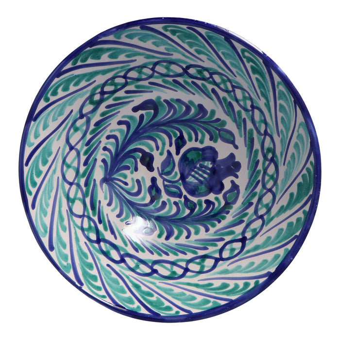 Schale Granatapfelblau mit Türkis 30cm - Schalen - Lenta Living