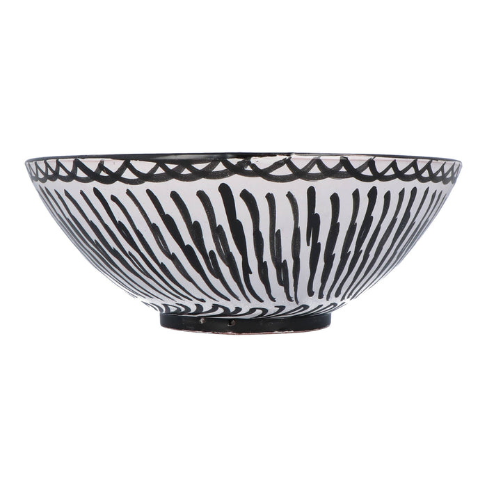 Schaal Pomegranate zwart 30cm - Schalen - Lenta Living