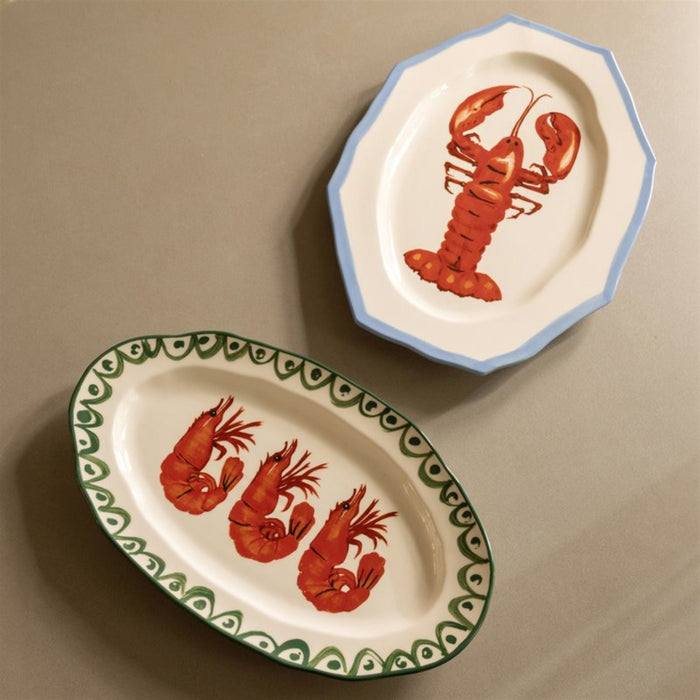 Schaal porselein Sirène Shrimp 34,5cm - Schalen - &Klevering