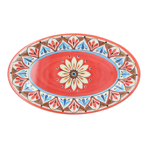 Servierplatte oval Madrid 36cm - hergestellt aus Melamin Touch-Mel - FOODIES IN HEELS