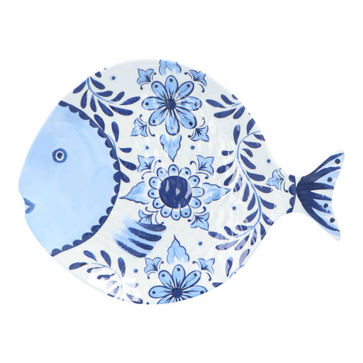 Servierplatte Fisch Santorini 30cm - aus Melamin gefertigt - Schalen - Touch - Mel