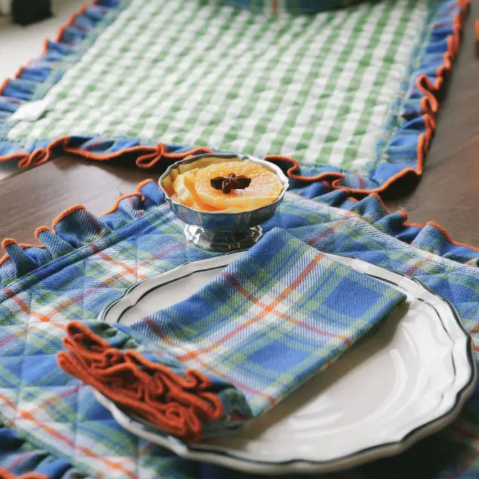 Servet Blake Blue 40cm (set van 2) - Servetten - Maison Dinette