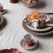 Servet Bourdon Canvas Mimi Vichy - Vichy Blush & Bourdon Noir (set van 6) - Servetten - Maison de Vacances