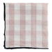Servet Bourdon Canvas Mimi Vichy - Vichy Blush & Bourdon Noir (set van 6) - Servetten - Maison de Vacances