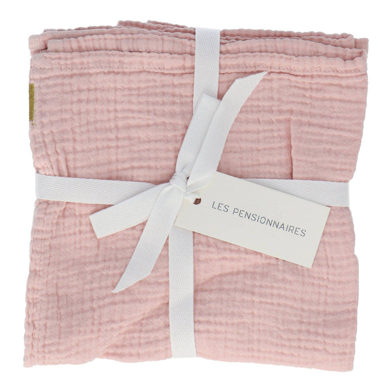 Serviette Delicate Pink 40x40cm (2er Set) - Servietten - Les Pensionnaires