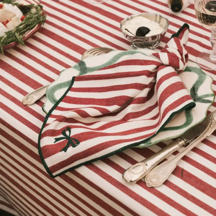 Servet Noëline Burgundy 40cm (set van 2) - Servetten - Maison Dinette