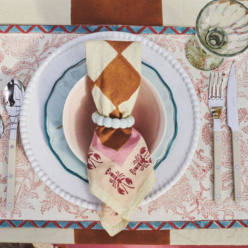 Servet The Red Lobster 40x40cm - Servetten - Casa Juna