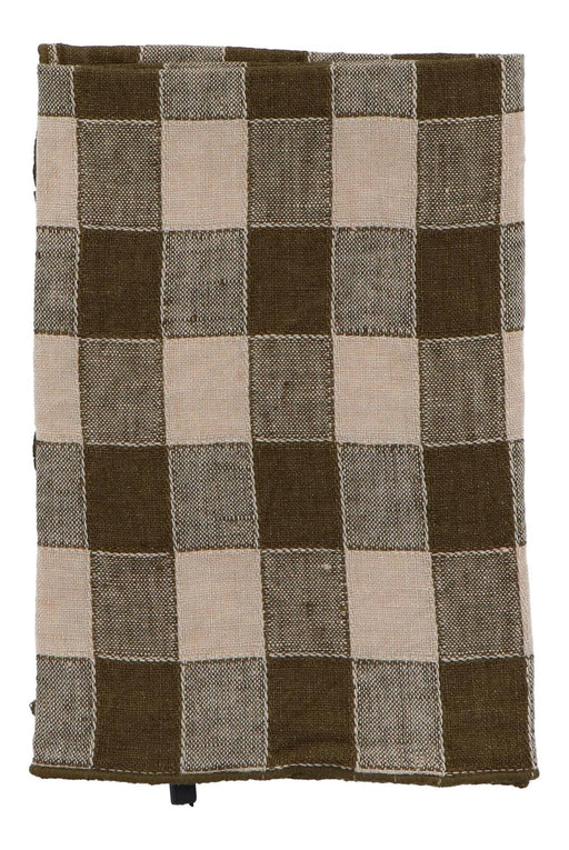 Serviette Vintage Vichy - Laurier & Bourdon Laurier (6er Set) - Servietten - Maison de Vacances