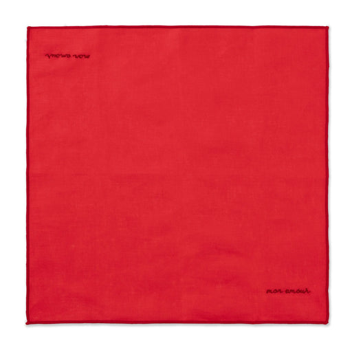 Servetten 100% linnen Mon Amour 40x40cm (set van 2) - Servetten - Kulu Club