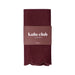 Servetten 100% linnen scallop aubergine 40x40cm (set van 2) - Servetten - Kulu Club