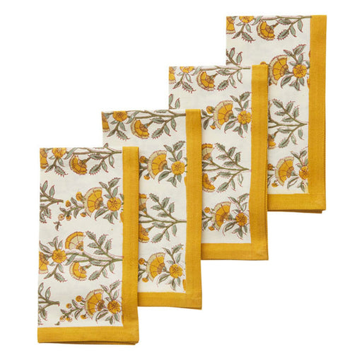 Servietten Calla Honey 45x45cm (4er Set) - Servietten - Bungalow
