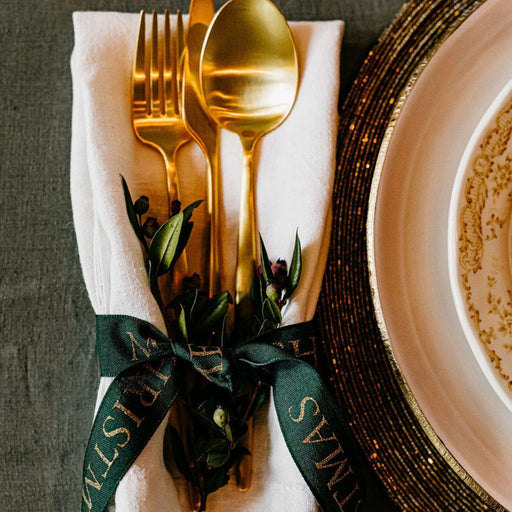 Solo Matte Gold Besteckset 5 - teilig - Bestecksets - Cutipol