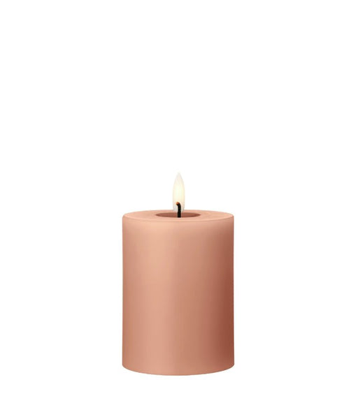 Globuskerze 10cm Rosy Caramel LED - Kerzen - Ester & Erik