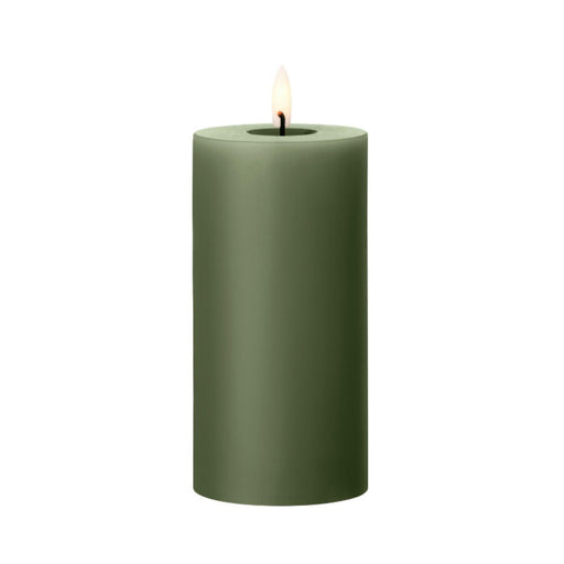 Globuskerze 15cm Grüner Boden LED - Kerzen - Ester & Erik