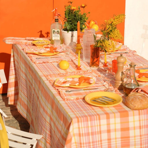 Tischtuch Delvaux Papaya 170x300cm - Tischtücher - Maison Dinette