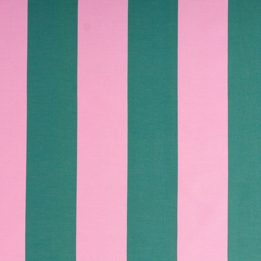 Tafelkleed groen met roze streep 140x300cm - Tafelkleden - Muaré