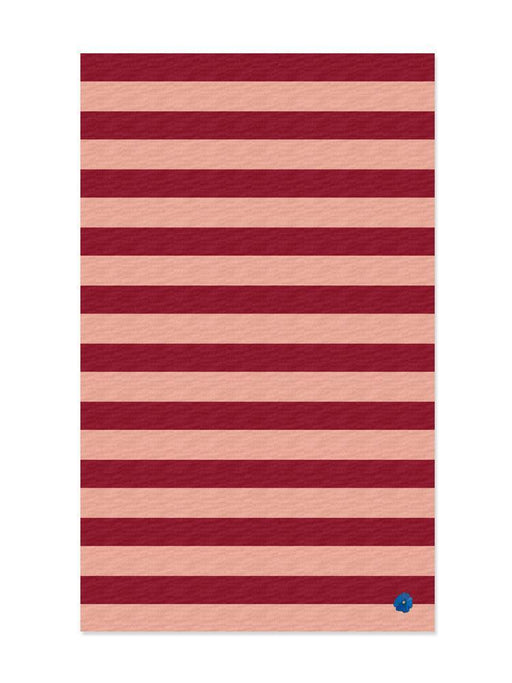 Tafelkleed Leya Streep rood en roze 150x250cm - Tafelkleden - Byon