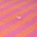 Tafelkleed Maglia Raya fychsia met roze oranje 160x160cm - Tafelkleden - Muaré