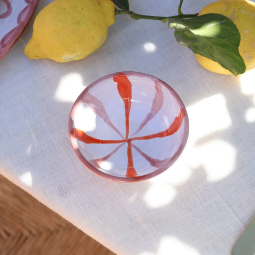 Tapas-Teller PXLL rosa mit orange 10cm - Schalen - Lenta Living