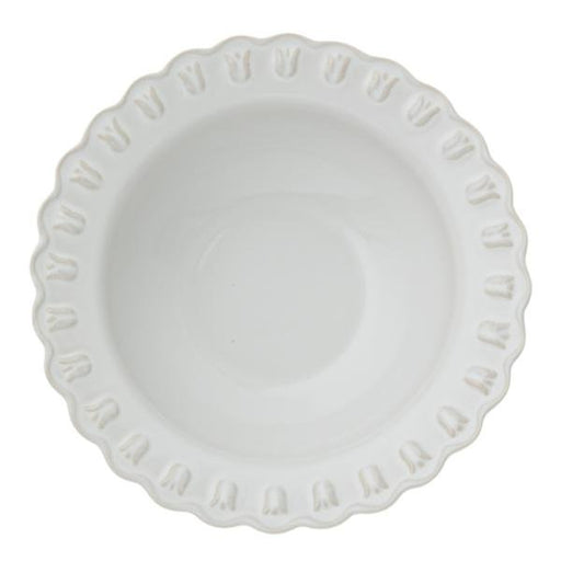 Tulipa pastabord 23cm White (set van 2) - Diepe borden - PotteryJo