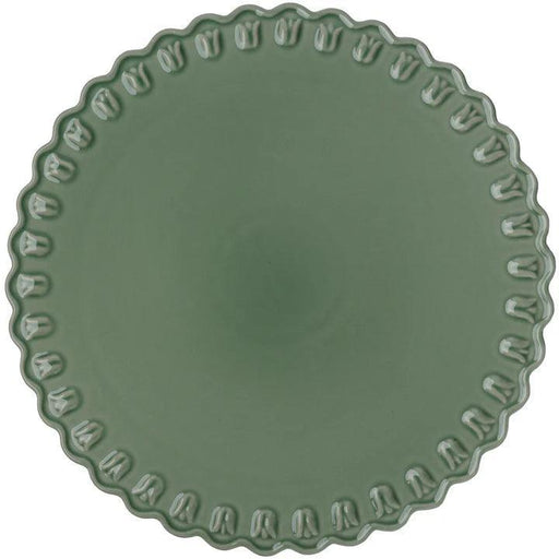 Tulipa Tortenplatte Verona Grün 30cm - Tortenplatten - PotteryJo
