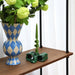 Vase rhombisch blau 29,5cm - Vasen - &Klevering