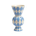 Vase rhombisch blau 29,5cm - Vasen - &Klevering