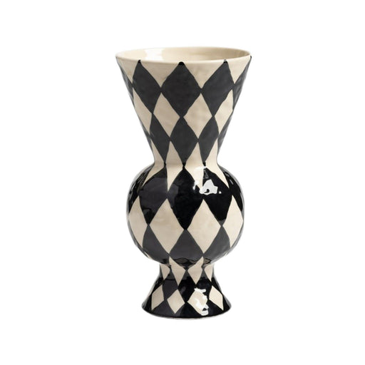 Vase rhombisch schwarz 29,5cm - Vasen - &Klevering