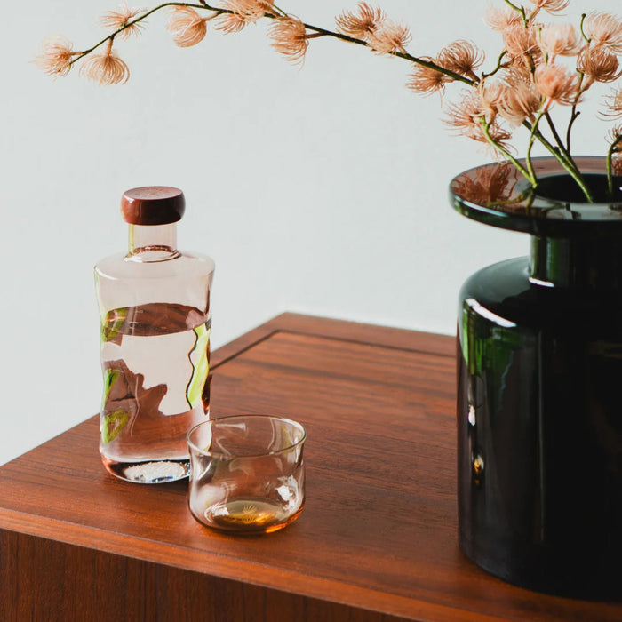 Waterfles Swirl Silt 1,25L - Karaffen glas - Paveau